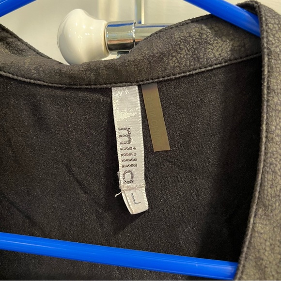 Miilla Clothing drapey faux leather vest goth lip service cosplay Rick Owens - Picture 5 of 7